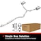 Bre Exhaust Exhaust System, Aluminized Steel; With Mufflers; 2-1/4 Inch Pipe Diameter; Single Exhaustdual 106-0133 - alternate 4