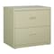 Hirsh 30" W 2 Drawer Lateral File Cabinet, Putty, A4/Legal/Letter 14954 - alternate 1