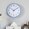 Clockswise Blue 10-In Analog Clock - Silent, Non-Ticking for Wall - Battery-Operated Perfect for Home QI004744.BL.10 - alternate 4