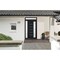Vdomdoors Front Exterior Prehung FiberGlass Door Frosted Glass / Manux 8088 Matte Black / Sidelight and Trans MANUX8088EXD-BLK-W30+14 x H80+14-LH - alternate 3