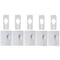 Nahanco Clothing Size Dividers for Clothing Racks, Rectangular - White/Blank Kit of 50, 50PK QSDWBLANK50 - alternate 2