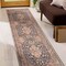 World Rug Gallery Black Traditional Flat Pile Rug, Washable and Pet Friendly, Non-Slip Surface 2ft 6in x 6ft Runner WR171BLACK26X6 - alternate 1