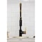 Kingston Brass Single-Handle Deck-Mount Pre-Rinse Kitchen Faucet, Matte Black/Brushed Brass LS877CTLMBBB - alternate 4
