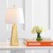 Jonathan Y Owen 20.5" Contemporary Resin LED Table Lamp, Gold Painting JYL1038A - alternate 7