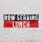Signmission Now Serving Lunch, 36 Inch x 96 Inch, Vinyl Banner B-96-30765 - alternate 3