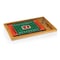Picnic Time Family Of Brands NFL Cincinnati Bengals - Football Field - Icon Glass Top Cutting Board & Knife Set 910-00-505-074-2 - alternate 1