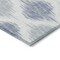 Homeroots 8' X 10' Sky Blue Ivory And Denim Blue Ikat Washable Indoor Outdoor Area Rug 589125 - alternate 4