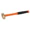 Perform Tool Hammer 16 Ounce Weight; Solid Brass Face; 11 In Handle; High Visibility Fiberglass Handle W1137 - alternate 1
