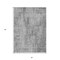 Homeroots 3' X 5' Silver And Gray Geometric Washable Indoor Outdoor Area Rug 594581 - alternate 5