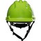 Jsp Vented, Type II Linesman Safety Helmet w/HDPE Shell, EPS Impact Liner, Polyester Suspension, Wheel Ratc 280-AHS240V-LY - alternate 2