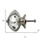 Homeroots Set of Six Silver Glass Drawer Pull Knobs, 6PK 635794 - alternate 2