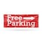 Signmission Free parking Right, 36 Inch x 96 Inch, Vinyl Banner B-96-30645 - alternate 1