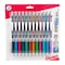 Pentel EnerGel RTX Retractable Liquid Gel Pen, 0.7mm Medium Line, Assorted Ink, 12-Color Set BL77BP12M - alternate 1