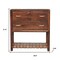 Homeroots 32" Brown Solid Wood Two Drawer Nightstand 651757 - alternate 5
