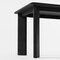 Homeroots 66" Black Solid Wood Dining Table 712222 - alternate 4