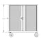 Valley Craft Security Cart, 2000 lb Capacity, 30 in W x 63 in L x F89059VCBL - alternate 5