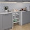 Amgood 18in D x 24in L Stainless Steel Table, Three Undershelves AMG WT-1824-3SH-Z - alternate 5