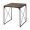 Homeroots 23" Brown Solid Wood Square End Table 380661 - alternate 7