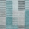 Homeroots 3' X 5' Teal Blue Aqua And Gray Striped Washable Indoor Outdoor Area Rug 581713 - alternate 5