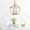 Jonathan Y Ojai 10" 3-Light Iron Classic Modern Pagoda LED Pendant Lantern, Brass Gold JYL7601B - alternate 6