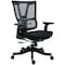 We'Re It Moov Series Flex Mesh Back, Multifunction Task Chair including Adjustable Arms in Black EM5325-BLK - alternate 1
