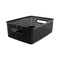 Thinkspace Plastic Weave Bin, Medium, Black, 3PK 36003 - alternate 4