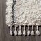 Jonathan Y Mercer Shag Plush Tassel Moroccan Geometric Trellis Ivory/Gray 3 ft. x 5 ft. Area Rug MCR101B-3 - alternate 6
