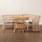 Bali & Pari Frayne Bohemian Light Honey Rattan 3-Piece Dining Nook Set 258-14178-14179-14188-ZORO - alternate 6