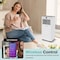 Serenelife 10,000 BTU Portable Air Conditioner and Heater, Small AC with Dehumidifier and Fan, Wifi Function SLPACHTW105W - alternate 2
