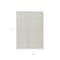 Homeroots 9' X 12' Ivory And Beige Geometric Washable Indoor Outdoor Area Rug 614759 - alternate 5