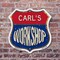 Signmission Carl's Workshop, 12 Inch X 12 Inch, Plastic Sign SHI-P-12-489-CARL - alternate 3