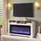 Edendirect 70 inch Fireplace TV Stand for TVs up to 70 inch, with 60 inch smart Electric Fireplace, white ZR-W1769S00013 - alternate 6