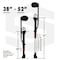 Surpro Double-Sided Drywall Stilts, Aluminum Base, 38 in - 52 in Height, QuadLock Contractor-Grade Stilts S2X-A-3852 - alternate 3