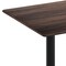 Flash Furniture 48" x 30" Tabletop, Seamless Surface Technology, Dark Brown, 22" x 30" Black Bar Height X-Bases ST-REC3048-WBR-T2230B-GG - alternate 8