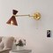 Jonathan Y Lily 25" 1-Light Mid-Century Vintage Retro Rattan/Metal USB Charging Swing Arm LED Sconce w/Pull Cha JYL1603B - alternate 8