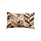 Homeroots Set of Two 12" X 20" Brown and Natural Chevron Cowhide Lumbar Throw Pillows, 2PK 544582 - alternate 3