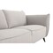 Homeroots 91" Gray Sofa With Black Legs 480923 - alternate 2