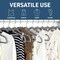 Lifemaster Velvet Hangers, Swivel Hook, Non-Slip, Heavy Duty, Holds 10 lbs, Gray, 5PK LMGR5Y - alternate 4
