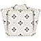 Homeroots 5" X 5" Black and White Rosa Peel and Stick Removable Tiles 399956 - alternate 4
