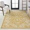 Jonathan Y Tela Bohemian Textured Weave Floral Yellow/Cream 4 ft. x 6 ft. Indoor/Outdoor Area Rug SMB100E-4 - alternate 6