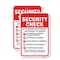 Signmission Security Check All Persons And Property Are Subjec, 18'' X 24'' 2 Signs, Heavy Gauge Aluminum, 2PK A-1824-2PACK-24744 - alternate 1