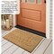 Gardenised Heavy Duty Coco Coir Doormat with Non Slip PVC Baking Embossed Design, Bright Welcome QI004881 - alternate 4