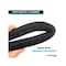 Kable Kontrol Wrap Around Cable Sleeving, 1 in Inside Dia., 400 ft, Halogen Free Polyester, Black BSSCE1.00-400 - alternate 5