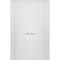 Sartodoors Hidden Double Doors, Basic 0111 Arctic White Concealed Metal Frame 84 x 84 (2* 42x84) Right Inswing BASIC0111DMF-MAW-84x84-RH-I - alternate 1