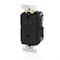 Leviton Lev-Lok GFCI 20A TR/PI Ind Gr Black MGFT2-E - alternate 1