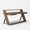 Homeroots 67" Natural And Brown and Black Wood and Iron Writing Desk With Two Drawers 482429 - alternate 2