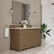 James Martin Vanities Brookfield 60" Double Vanity, Pecan, w/ 3 CM Tajnar Eclos Top 547-V60D-PCN-3TJR - alternate 3
