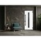 Vdomdoors Front Exterior Prehung Steel Door Ronex1055 Teak Entry Metal Modern Painted W36xH80 Left hand RONEX1055EXD-OAK-W36 x H80-LH-I - alternate 2