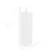 Homeroots Set of Two White Flameless Pillar Candles, 2PK 633839 - alternate 5