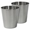Happimess Nolan Modern Classic Smooth Steel 2 Gal Waste Bin, Brushed Steel, 2PK HPM1113C-SET2 - alternate 2